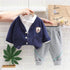 Children's Spring and Autumn Cardigan Set